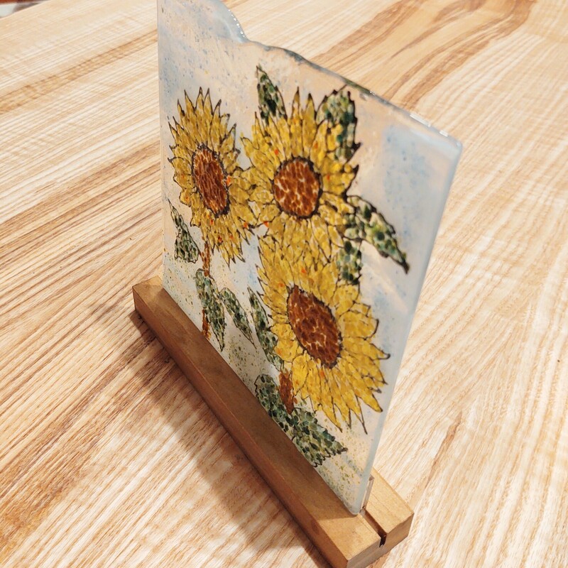 Fused Glass Art Designs
Sunflowers
7x8 inches on Wood