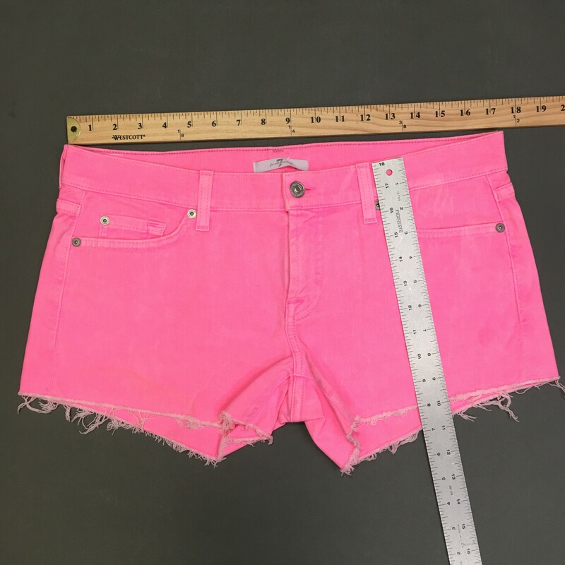 For All Mankind Denim cutoffs Hot Pink, Size: 30