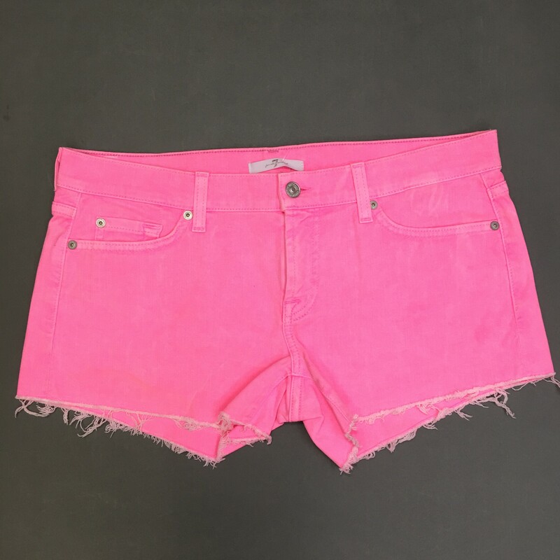 For All Mankind Denim cutoffs Hot Pink, Size: 30