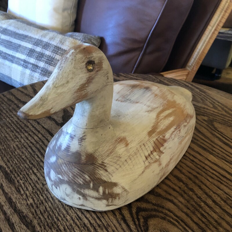 Carved Pine Duck