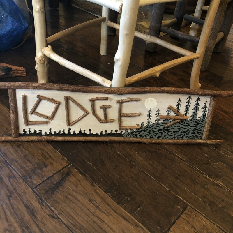 Adirondack Lodge Sign