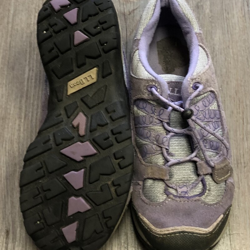 Llbean Hiking Shoes, Purple, Size: 2Y