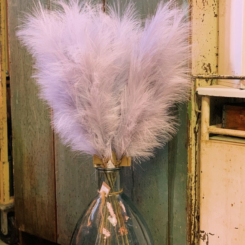 These gorgeous lavender colored pampas stems are perfect for weddings, parties, or even photography! The pastel tone is such a unique pampas color that makes these florals a beautiful touch to any decor! Each stem measures 38 inches long.