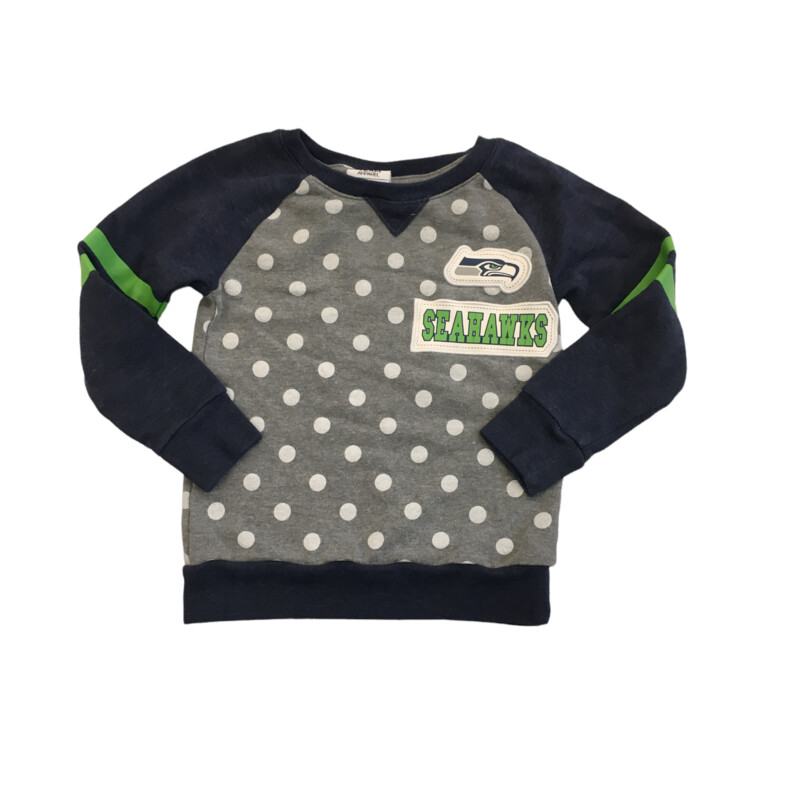 Sweater (Seahawks), Girl, Size: 5/6

#resalerocks #pipsqueakresale #vancouverwa #portland #reusereducerecycle #fashiononabudget #chooseused #consignment #savemoney #shoplocal #weship #keepusopen #shoplocalonline #resale #resaleboutique #mommyandme #minime #fashion #reseller                                                                                                                                      Cross posted, items are located at #PipsqueakResaleBoutique, payments accepted: cash, paypal & credit cards. Any flaws will be described in the comments. More pictures available with link above. Local pick up available at the #VancouverMall, tax will be added (not included in price), shipping available (not included in price, *Clothing, shoes, books & DVDs for $6.99; please contact regarding shipment of toys or other larger items), item can be placed on hold with communication, message with any questions. Join Pipsqueak Resale - Online to see all the new items! Follow us on IG @pipsqueakresale & Thanks for looking! Due to the nature of consignment, any known flaws will be described; ALL SHIPPED SALES ARE FINAL. All items are currently located inside Pipsqueak Resale Boutique as a store front items purchased on location before items are prepared for shipment will be refunded.