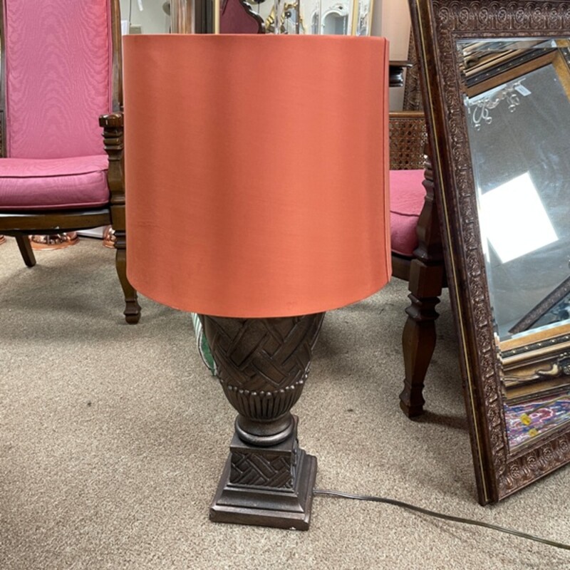 Bronze Urn Style Lamp, Size: 29