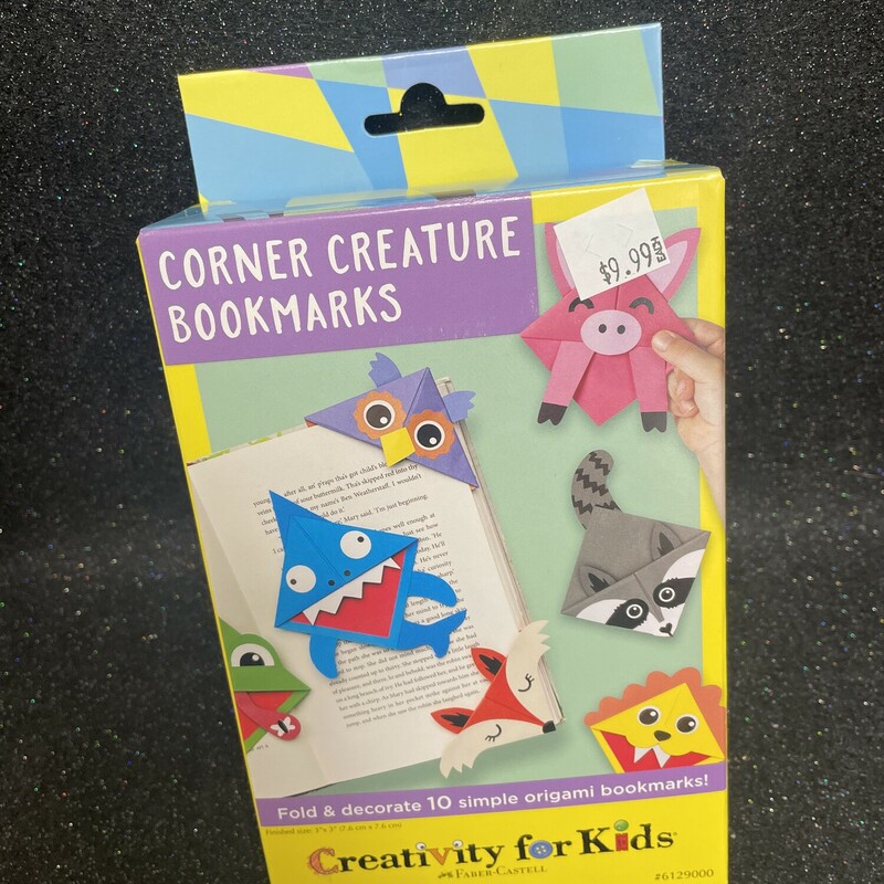 Corner Creature Bookmarks, 7+, Size: Create