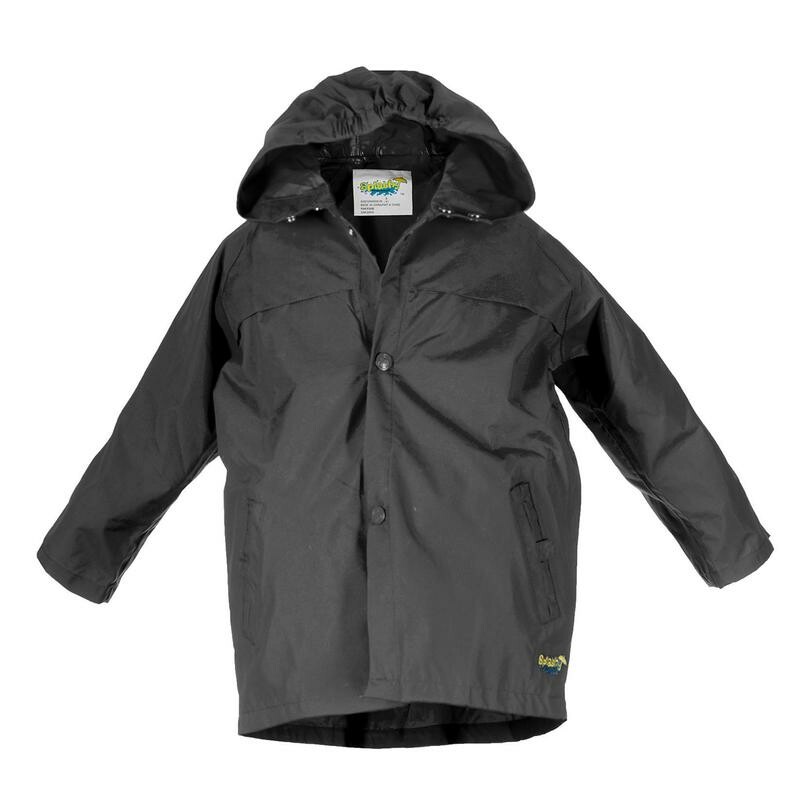 Splashy Rain Jacket, Black, Size: 11-12Y
NEW!
100 % Waterproof
Snap Closure