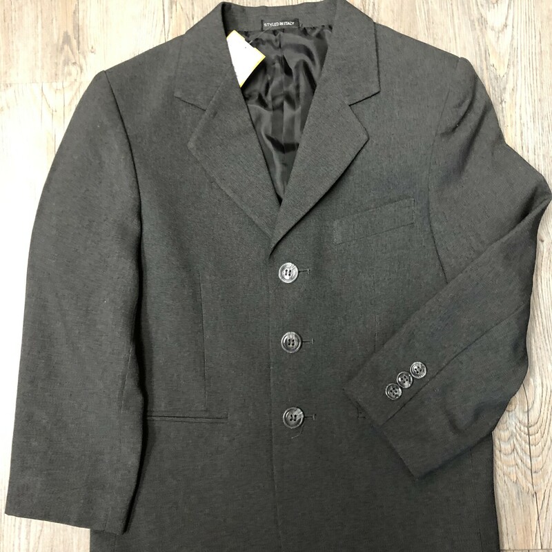 Styled In Italy Blazer, Charcoal, Size: 6Y