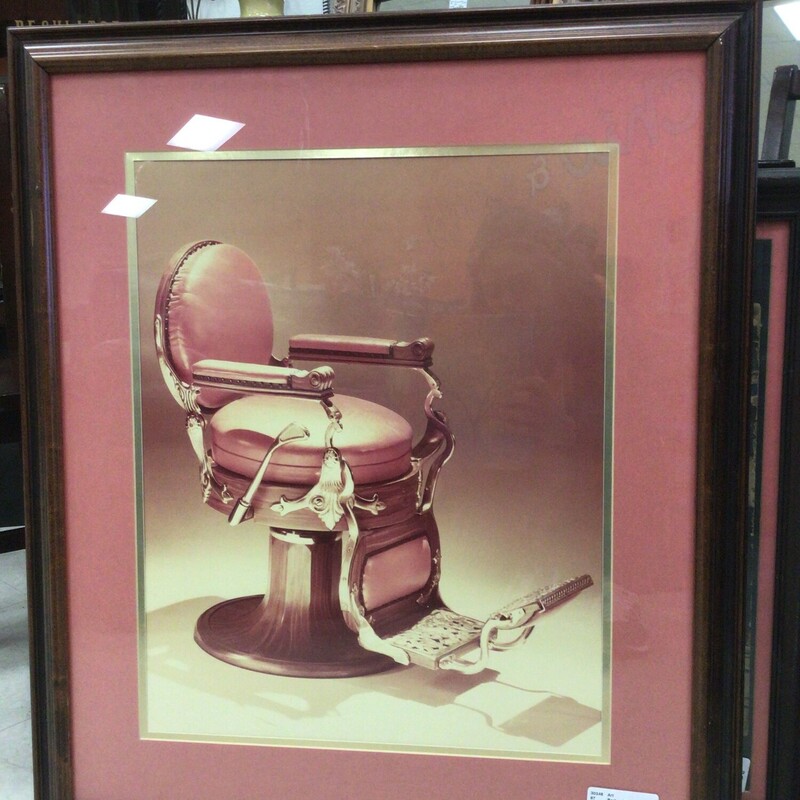 Barber Chair Wood Art