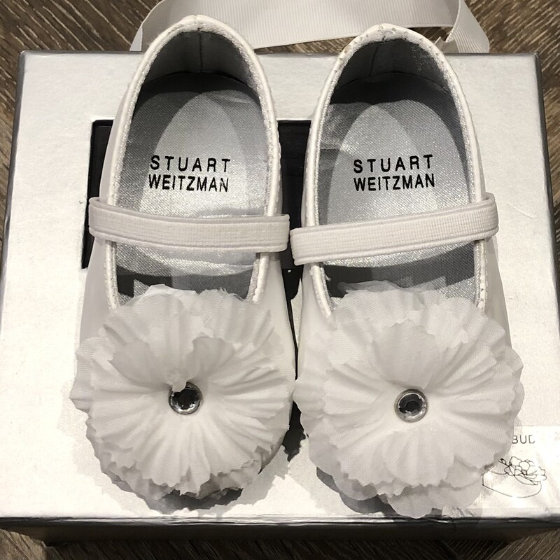 Stuart Weitzman Shoes, White, Size: 3-6M
