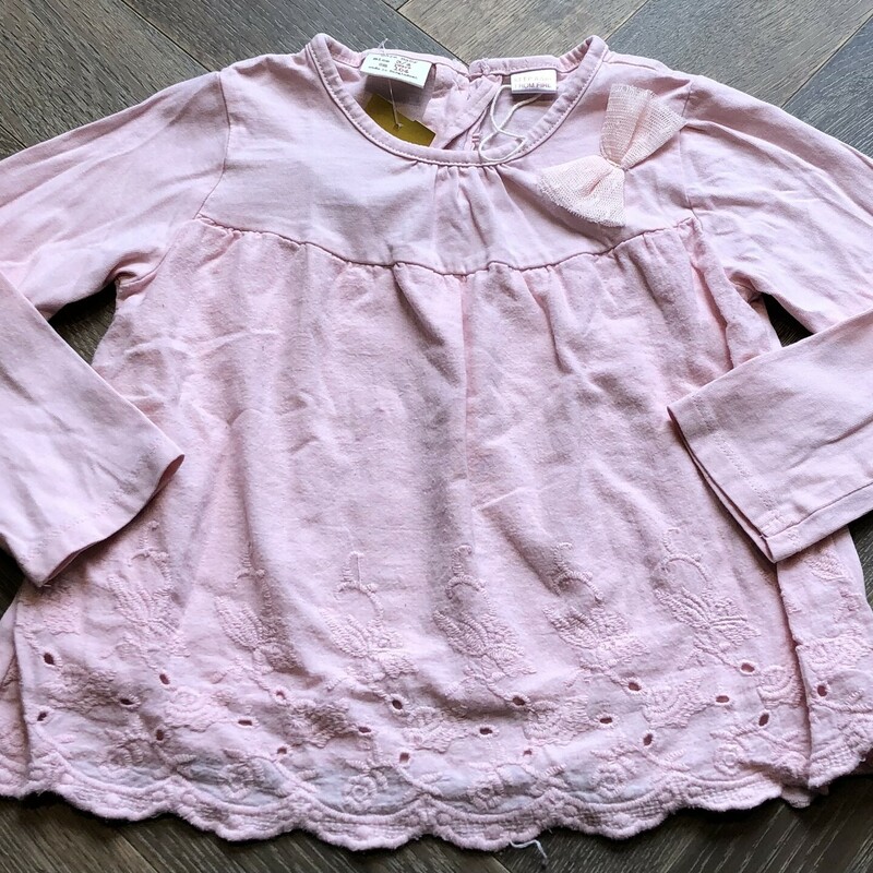 Zara Tee LS, Pink, Size: 3-4Y
