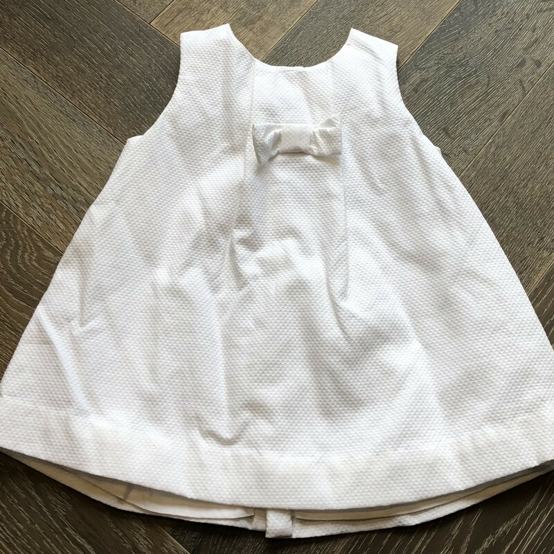 Jacadi Dress, White, Size: 6M