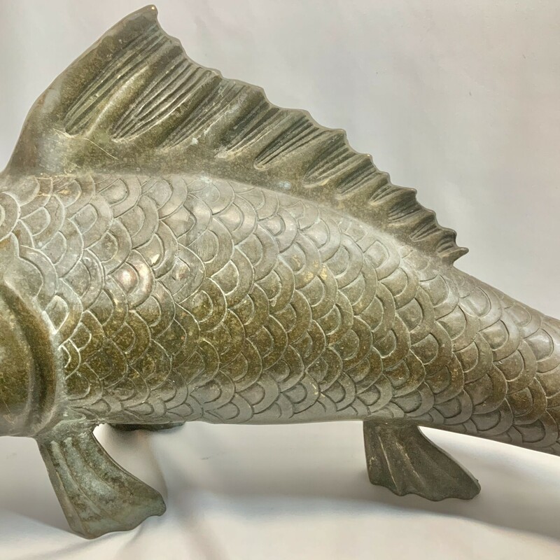 Detailed carved bronze<br />
30 L x 15 H inches