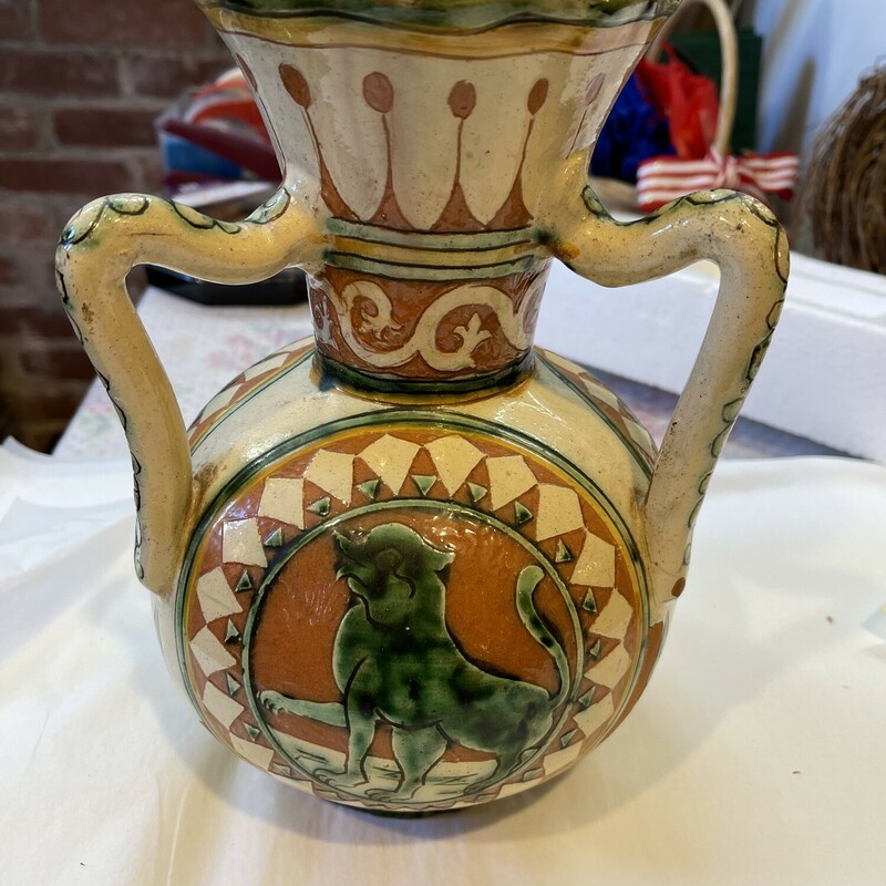 Italian Majolica Vase