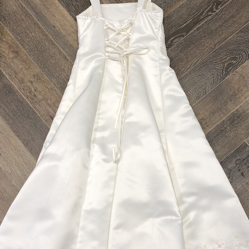 Marshmallow Dress, Cream, Size: 8Y