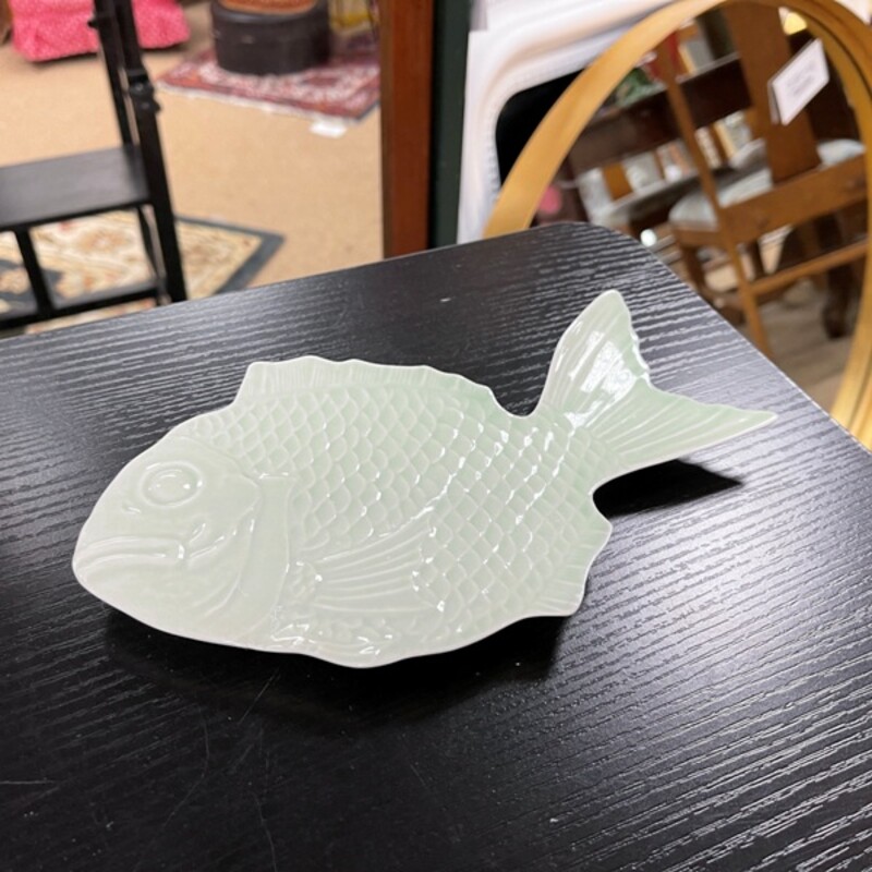 Green Fish Spoon Rest, Size: 9 Long