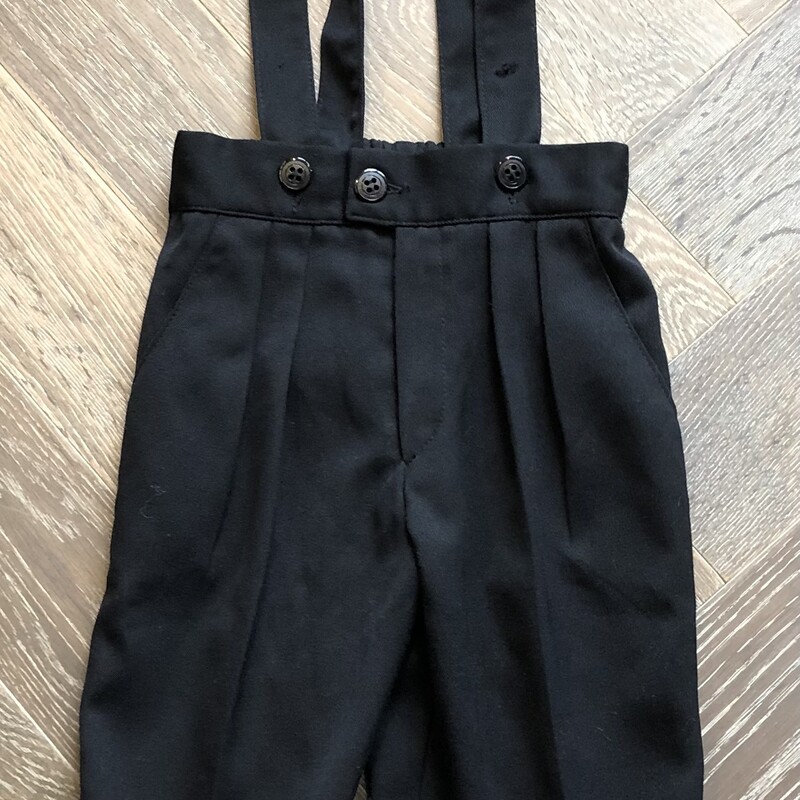 Helmar Pants With Suspend, Black, Size: 12M