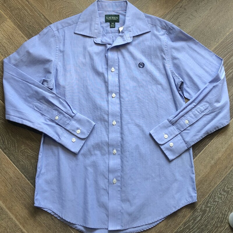 Ralph Lauren Shirt, Blue, Size: 14Y