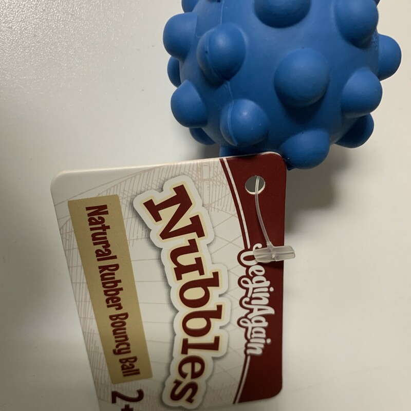 Nubble Bouncing Ball Blue, 2+, Size: Loot Bag