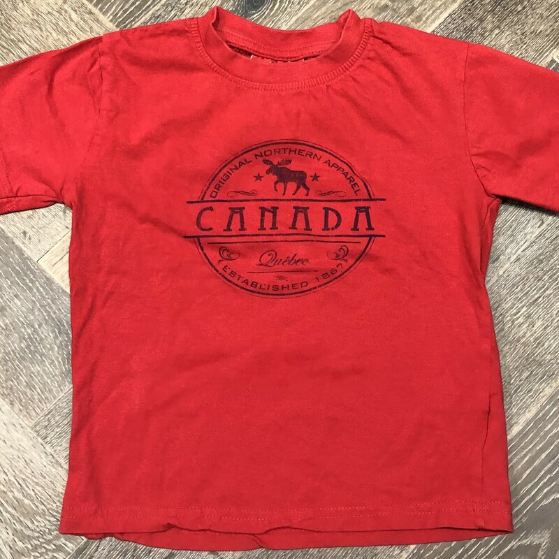 Souvenirs Northern Tee, Red, Size: 6Y