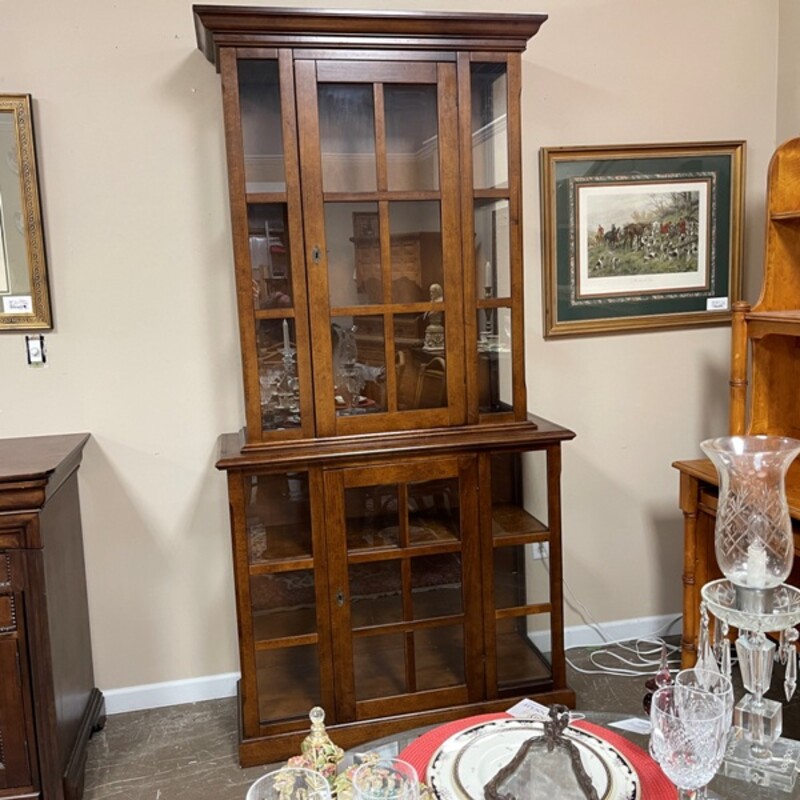 Crate + Barrel China/Display Cabinet, Size: 43x16x85