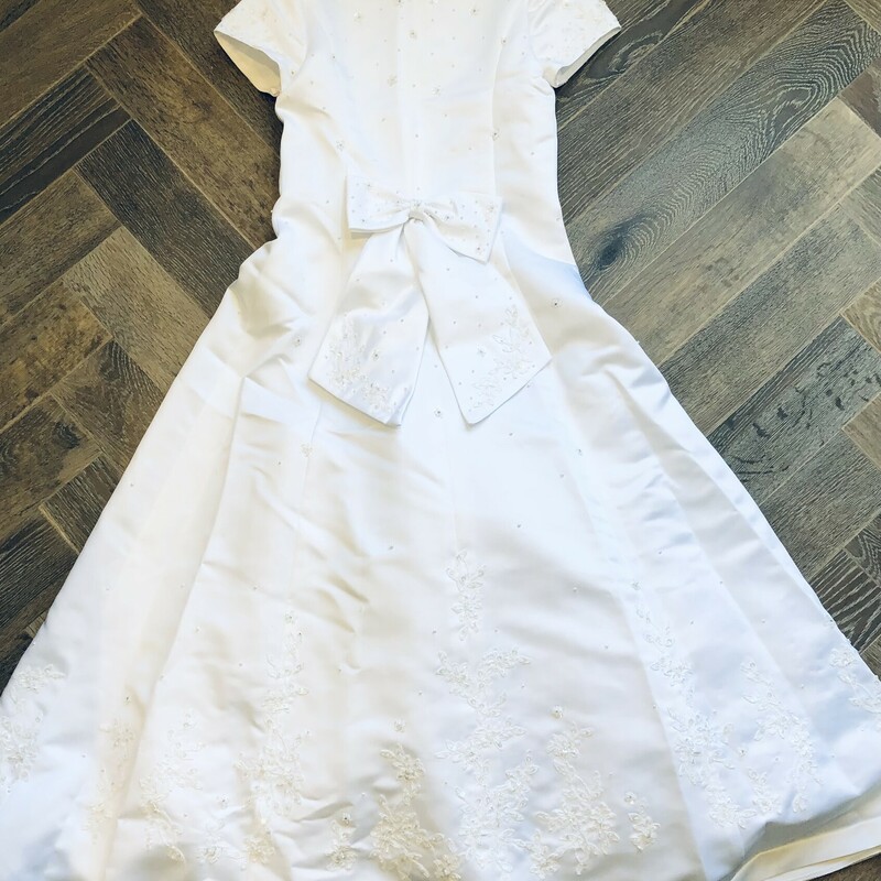 Bridalane Dress, White, Size: 10Y