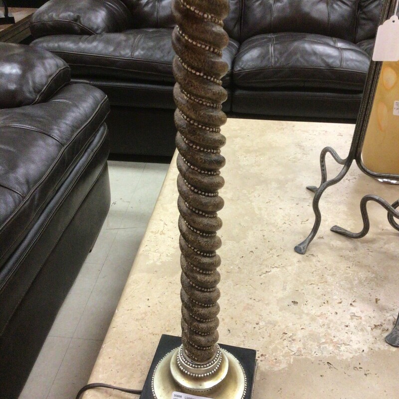 Copper Swirl Table Lamp