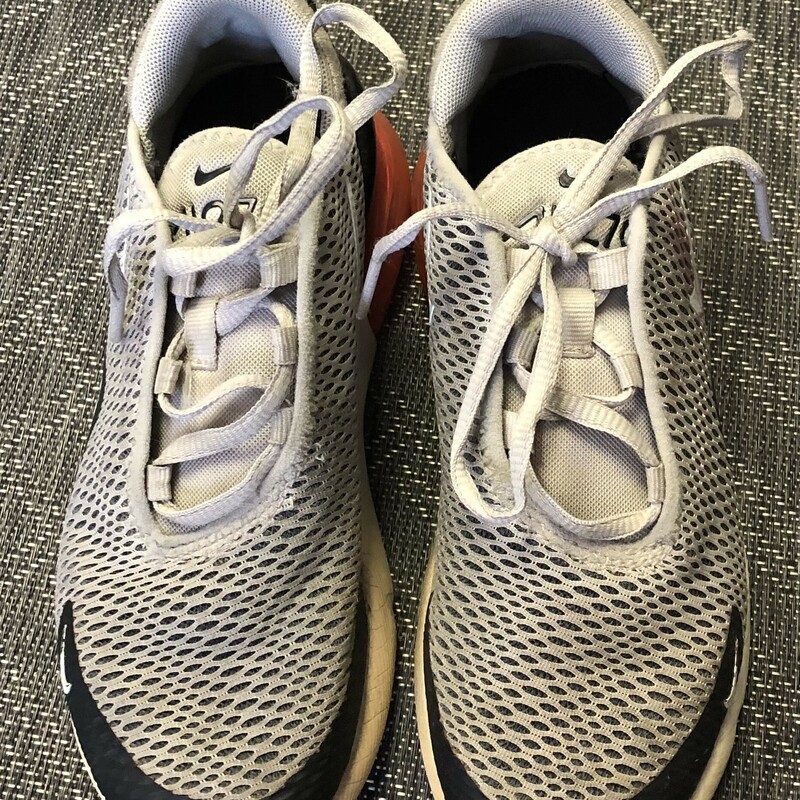 Air7C Nike Shoes, Grey/blk, Size: 1Y