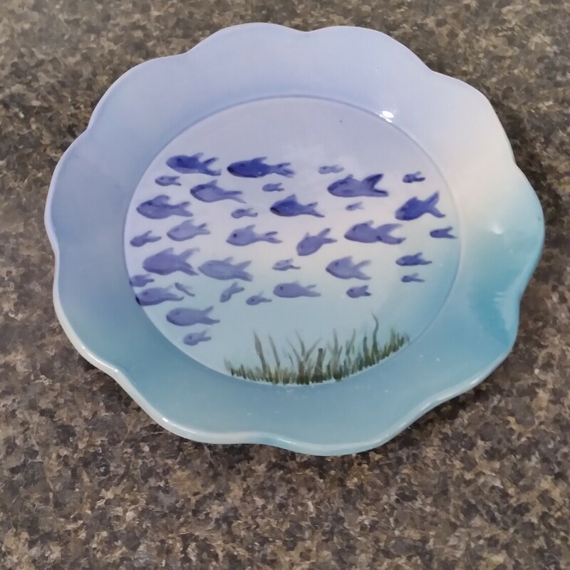 Plate/school Of Fish (blu