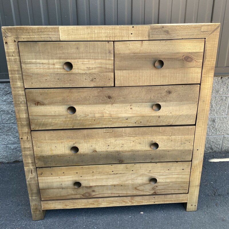 5-Drawer Reclaimed Wood