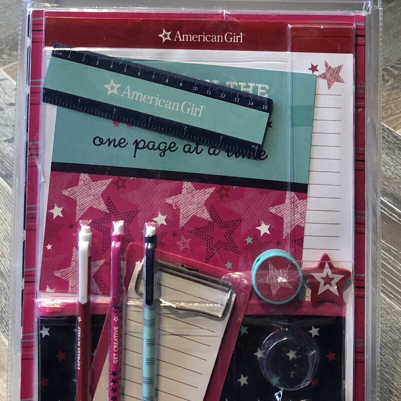 American Girl Stationary, Multi, Size: NEW