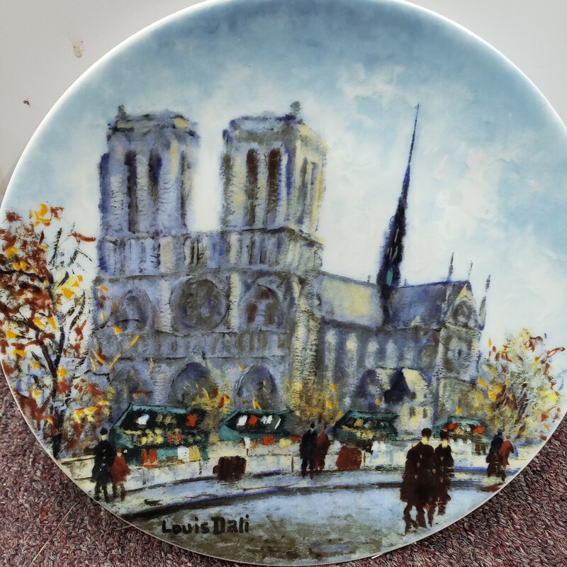 Limoges Paris Plate, Louis Dali, Size: 8.25 In
7 different plates available