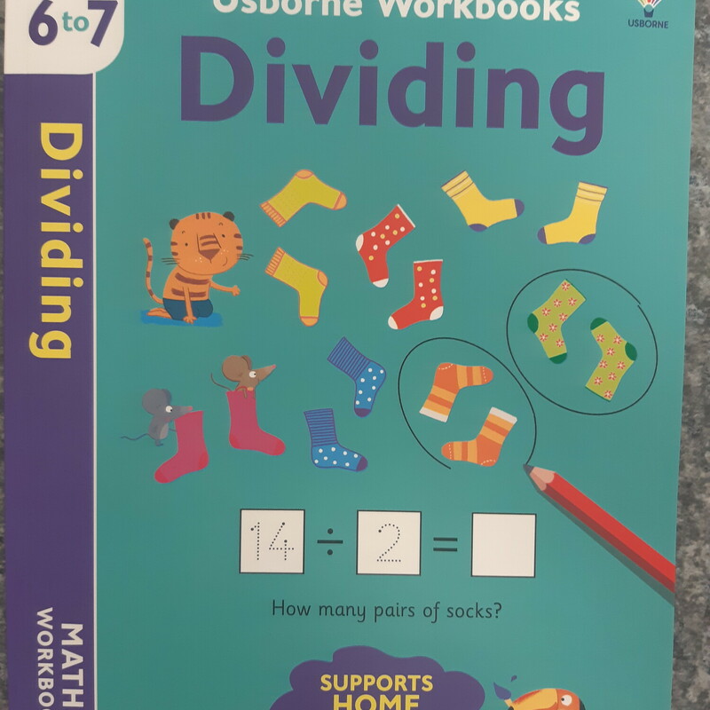 Dividing Workbook Ages 6+, Age 6-7, Size: Workbook