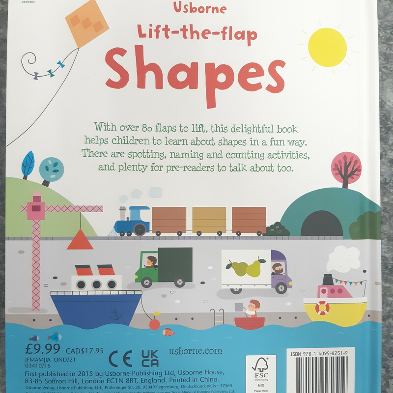 Lift The Flap Shapes, Brdbk, Size: Book