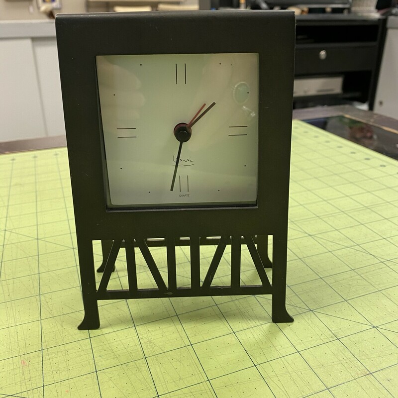 Art & Craft Alarm Clock, Bronze, Size: 5x7 Inch