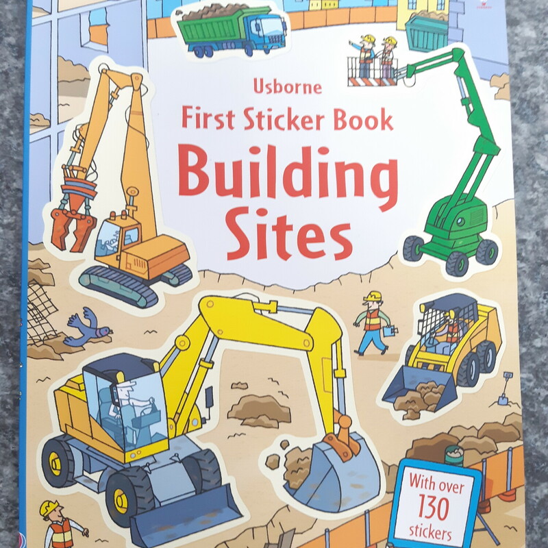 1st Sticker Book Building, 130+, Size: Stickers