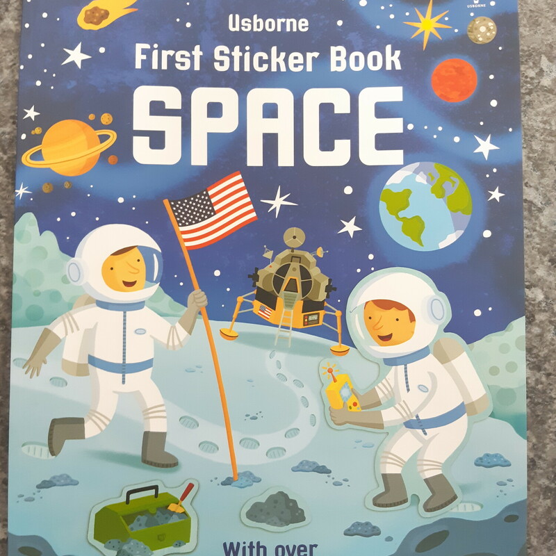 First Sticker Book Space, 200+, Size: Stickers