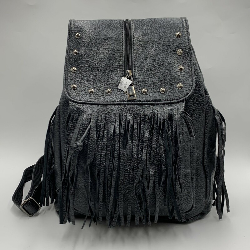 Backpack Fringes, Black, Size: None