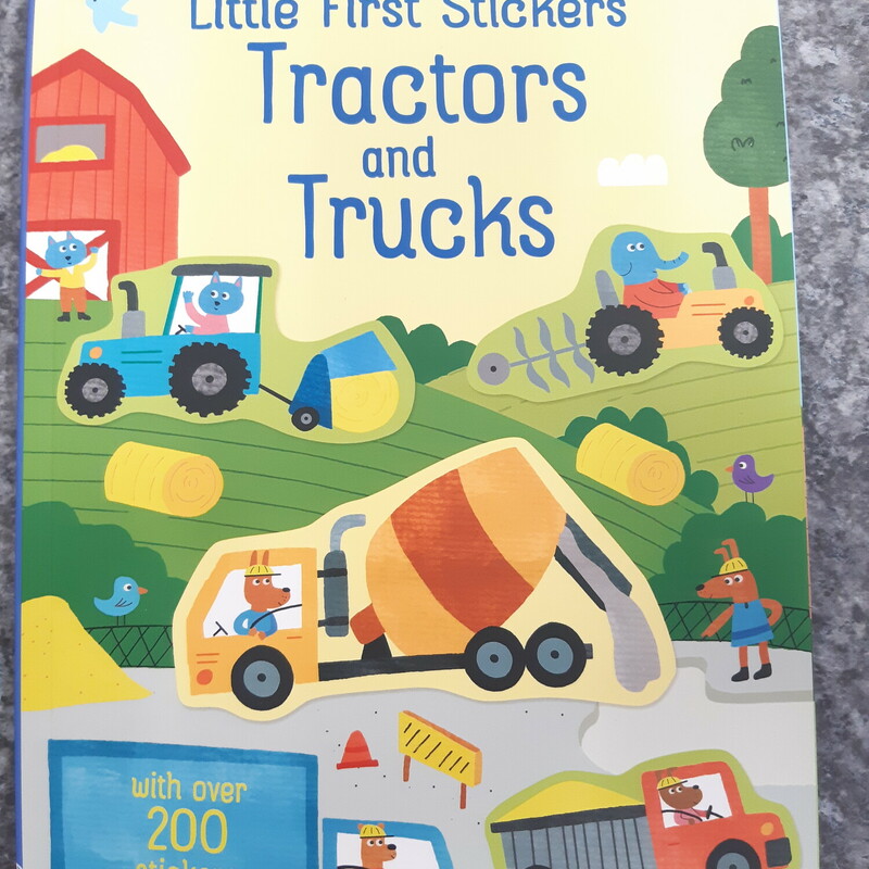 Lil 1st Stickers Tractors, 200+, Size: Stickers