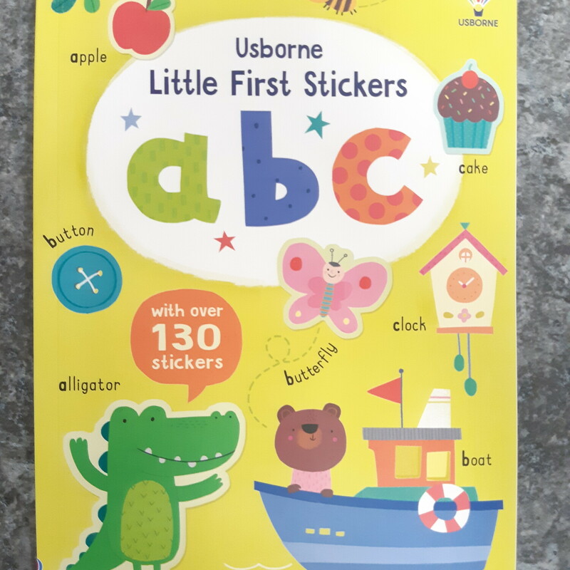 Little First Stickers Abc, 130+, Size: Stickers