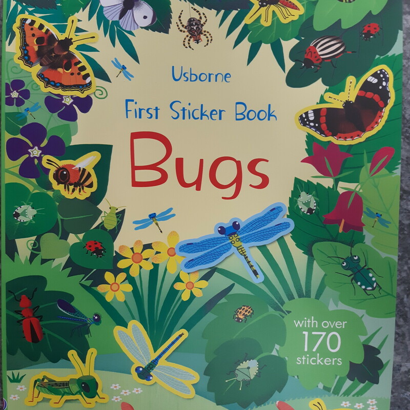 1st Sticker Book Bugs, 170+, Size: Stickers