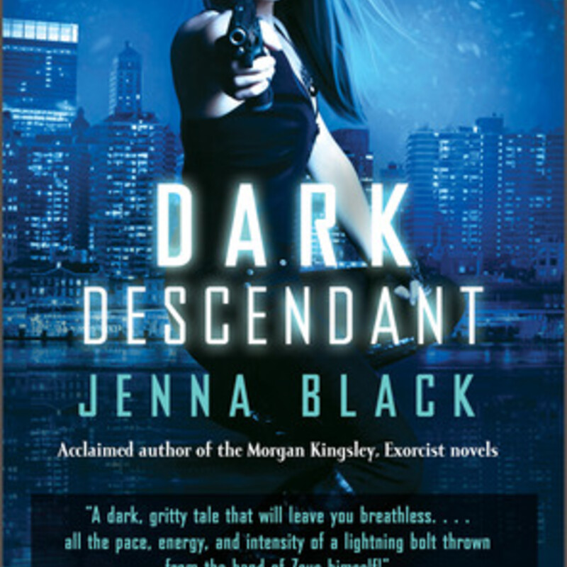 Paperback - Great
Dark Descendant
(Nikki Glass #1)
by Jenna Black (Goodreads Author)

From the acclaimed author of the Morgan Kingsley, Exorcist books comes the gripping first novel in a new series about a private eye who discovers, to her surprise, that she’s an immortal huntress.

Nikki Glass can track down any man. But when her latest client turns out to be a true descendant of Hades, Nikki now discovers she can’t die. . . . Crazy as it sounds, Nikki’s manhunting skills are literally god-given. She’s a living, breathing descendant of Artemis who has stepped right into a trap set by the children of the gods. Nikki’s new “friends” include a descendant of Eros, who uses sex as a weapon; a descendant of Loki, whose tricks are no laughing matter; and a half-mad descendant of Kali who thinks she’s a spy. But most powerful of all are the Olympians, a rival clan of immortals seeking to destroy all Descendants who refuse to bow down to them. In the eternal battle of good god/bad god, Nikki would make a divine weapon. But if they think she’ll surrender without a fight, the gods must be crazy. . . .
