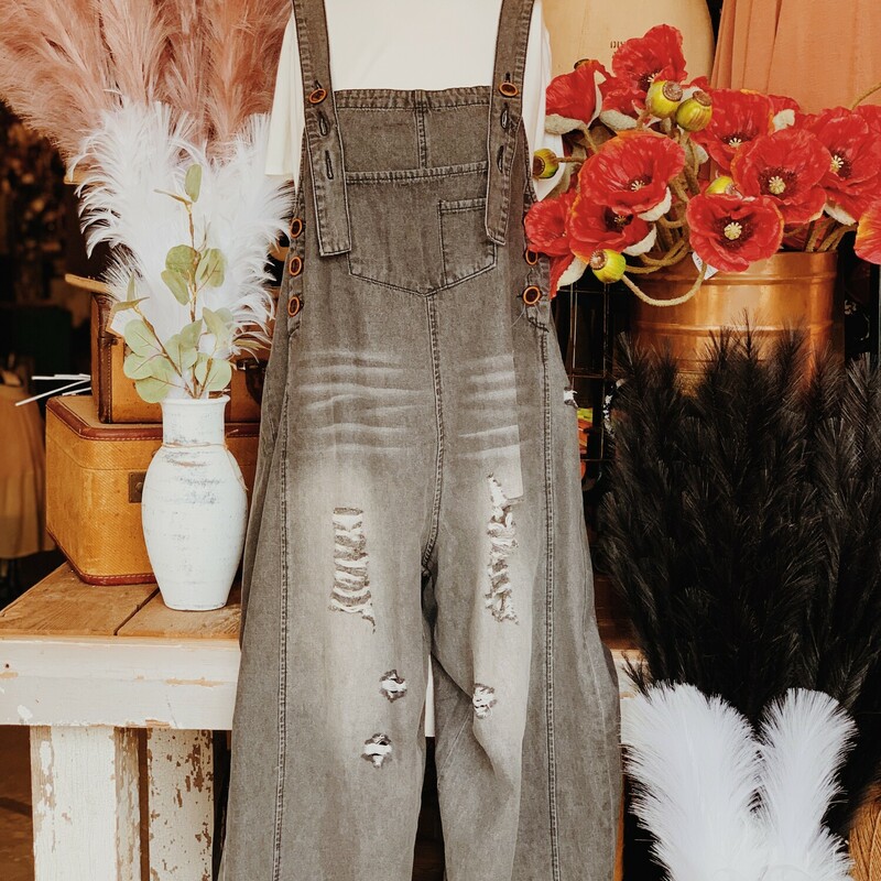 These fabulous black denim overalls are absolutely perfect for all seasons! Pair them with a t-shirt in the spring, a tank top in the summer, a long sleeve in the falll, and a sweater in the winter! The possibilities are endless!