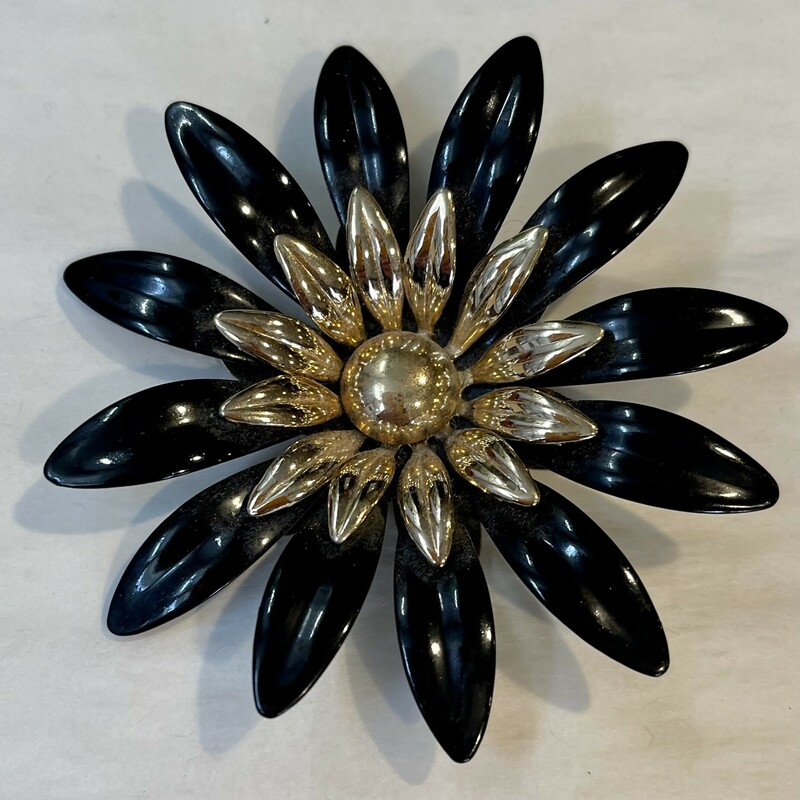 S. Coventry Daisy Pin, Black/go, Size: Large