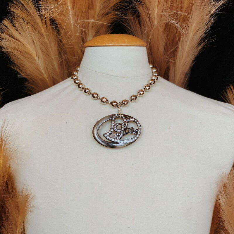 Chunky Buckle Necklace