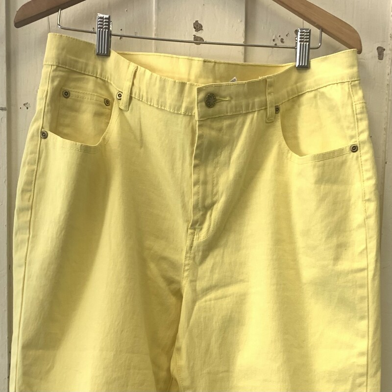 Yellow Ankle Jeans