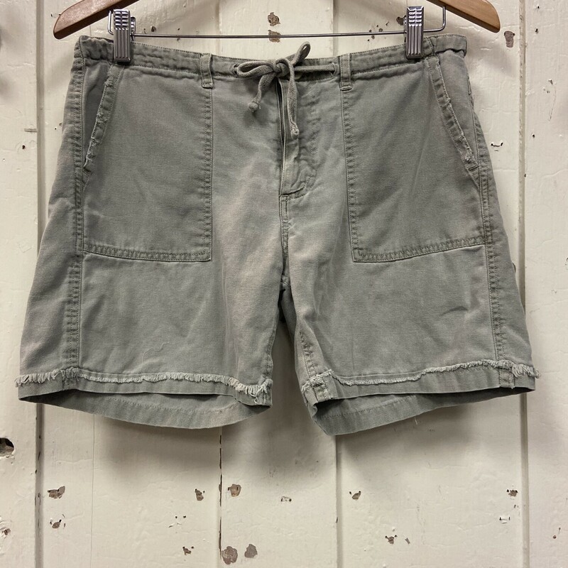 Gry Distressed Fray Short