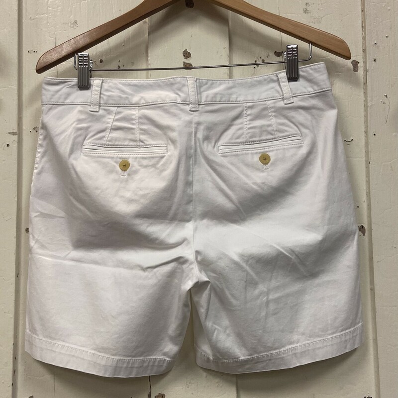 White Chino Shorts
White
Size: 6
