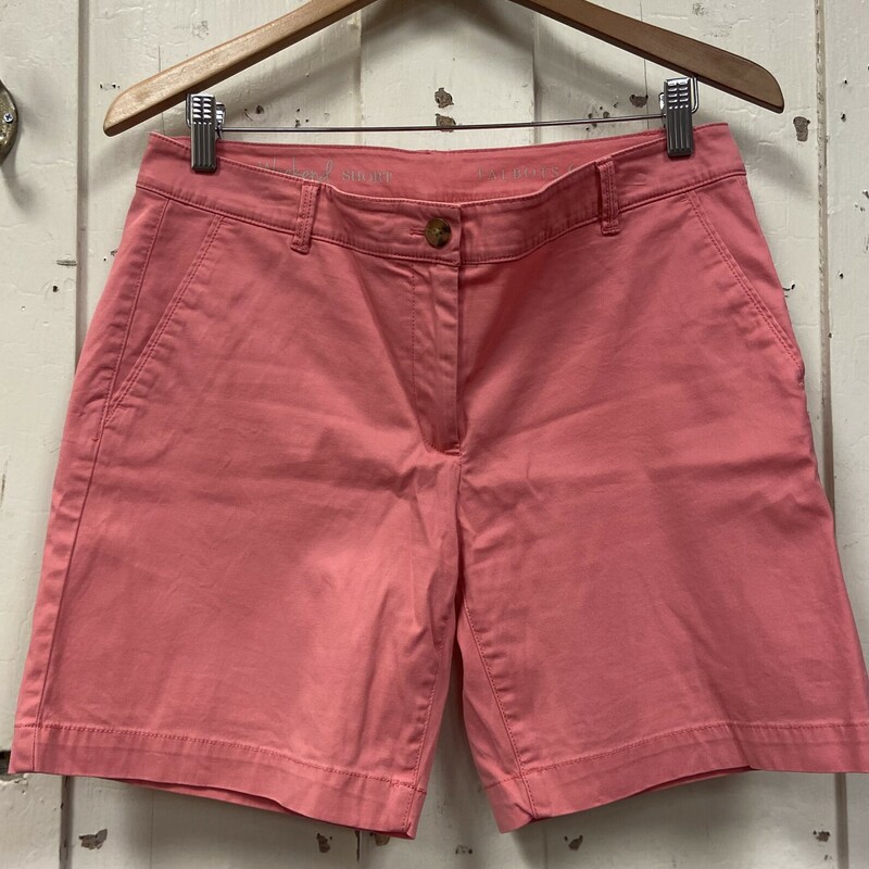Coral Chino Shorts