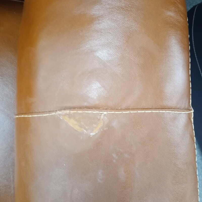 Chair Arm Repair As Is,rip repair. Real Leather!